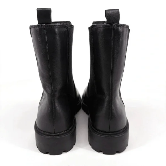 BANANA REPUBLIC | Lugg Sole Leather Chelsea Boots in Black | Sz 8.5 - Picture 7 of 14